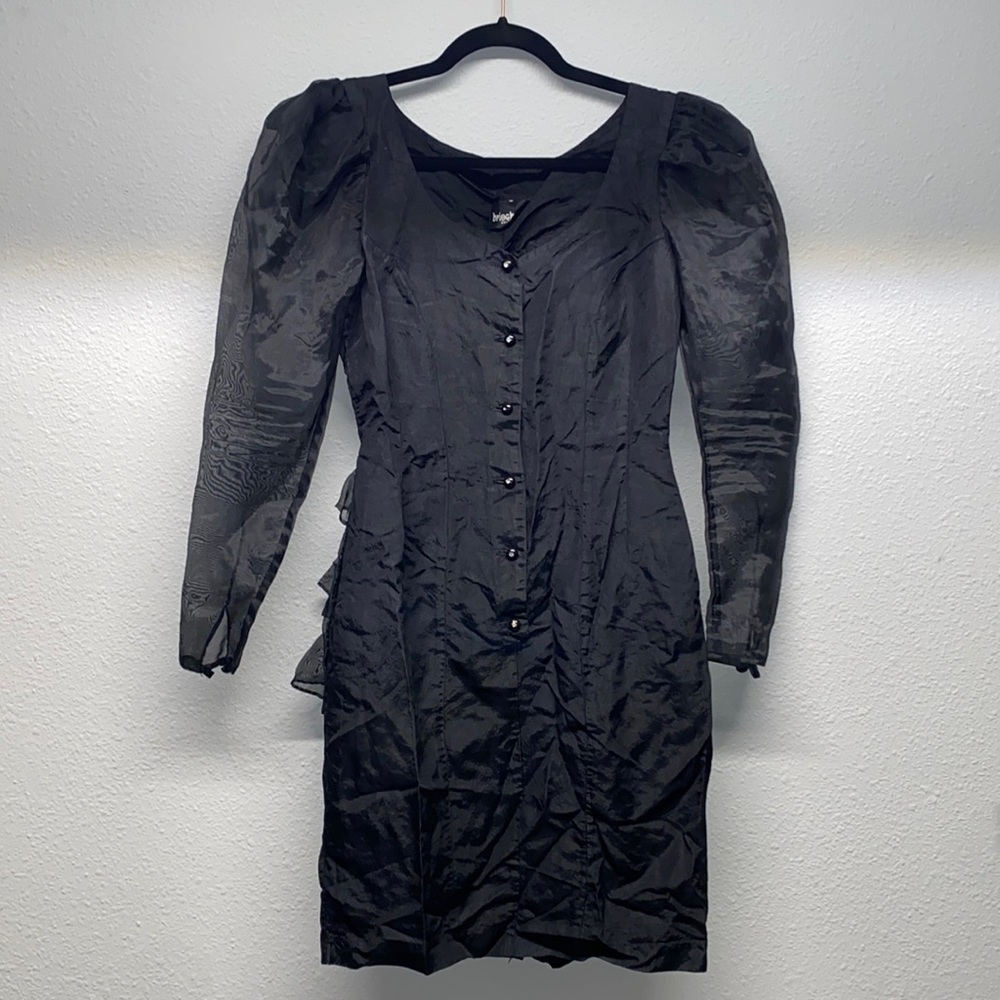 Vintage brioche II black gothic dress
